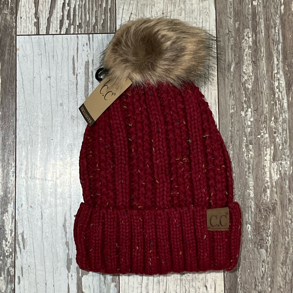COPY - Brand new fleeced lined C.C beanie
